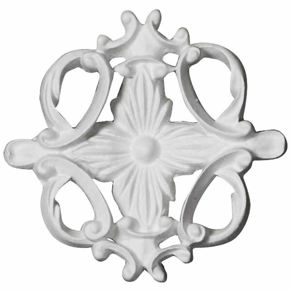 Ekena Millwork 3 3/8"OD x 3/8"P Amelia Rosette ROS03X03AM - main